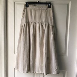 ANTHROPOLOGIE STRIPED MIDI / MAXI SKIRT